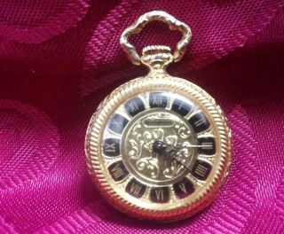 Vintage Minty Bucherer Pocket Watch Running Well Ornate