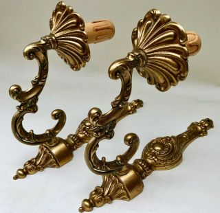 Vintage French Gold Colour Wall Electric Light Candle Sconces,  Home Decor