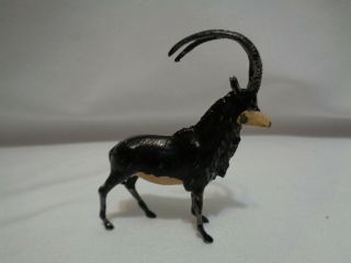 Antique Prewar Britains England Zoo Sable Antelope Lead Toy