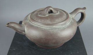 Good Chinese Yixing Teapot W/ Mark To Base & Inside Of Lid Nr