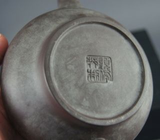 GOOD CHINESE YIXING TEAPOT W/ MARK TO BASE & INSIDE OF LID NR 3