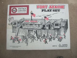 Marx Vintage Collectible Commemorative Edition Fort Apache Play Set Nib