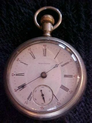 Antique Pocket Watch PS Bartlett Waltham Adjusted 17 Jewels Collectible 2