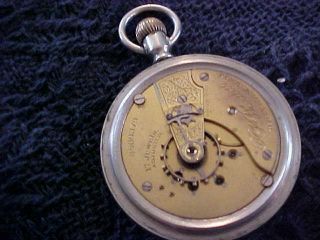 Antique Pocket Watch PS Bartlett Waltham Adjusted 17 Jewels Collectible 5