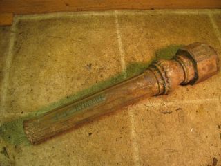 Vintage American Foundry Te Hydrant Casing Housing Cast Iron 18.  5 " Long