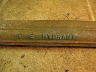 Vintage American Foundry TE Hydrant Casing Housing Cast Iron 18.  5 