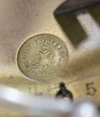 Antique Mantle Clock French 1880 ' s Pierced 8 day Gilt Rococo Bronze 12