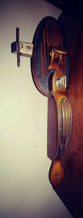 Vtg - Solid Brass Weiser 1950s Heavy Duty Door Lock,  In & Outside Handles & 2 Keys