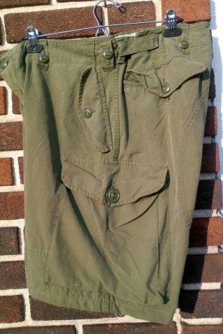 1990 Od Cargo Shorts Size Large Canadian Army Lightweight Combat Pants Converted