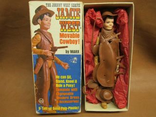 Jamie West Johnny Series Louis Marx Toy Made In U.  S.  A.  1062 - A Cowboy