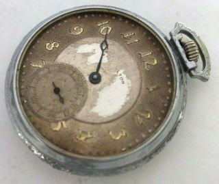 12s - Antique 1926 Hamilton Hand Winding Pocket Watch W.  Seconds Reg. ,  Cal.  912