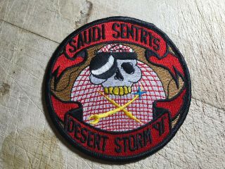 1990s/desert Shield/storm? Us Air Force Patch - Saudi Sentrys Usaf Beauty