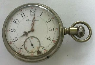 18s - Antique William Barthmann Hand Winding Pocket Watch,  York