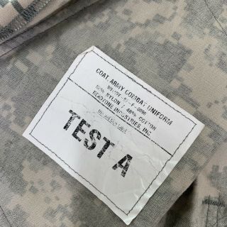 Rare Us Army Test Item Acu Test A Uniform Shirt.  Size Medium Long.