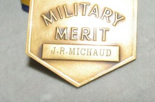 Vintage US AIR FORCE COMMENDATION for MILITARY MERIT Medal Engraved Cased Named 2