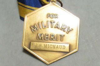 Vintage US AIR FORCE COMMENDATION for MILITARY MERIT Medal Engraved Cased Named 4