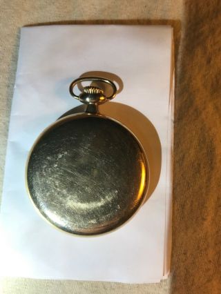 Burlington Pocket Watch Double Gold Plate