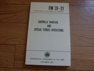 U.  S Department Of The Army Guerrilla Warfare Special Forces Handbook