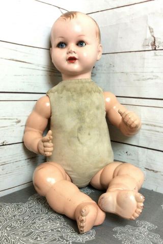 Antique celluloid Doll Celba Germany 22 