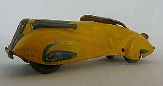 Vintage Marx Sports Coupe.  Very Rare.  Yellow With Blue Trim.  Frame Only.