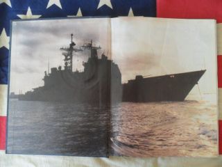Missile cruiser USS Lake Champlain CG - 57 1991 cruise book / yearbook / log 5