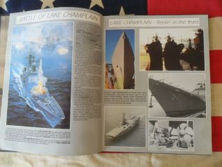 Missile cruiser USS Lake Champlain CG - 57 1991 cruise book / yearbook / log 7