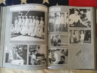 Missile cruiser USS Lake Champlain CG - 57 1991 cruise book / yearbook / log 8