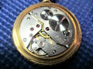 Vintage 1976 Caravelle by Bulova Pocket Watch - Unitas 6498 Movement runs well 5