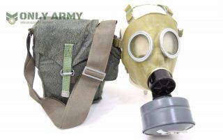 P78 Polish Army Gas Mask Set Military Issue With Bag,  Filter NBC Rubber Mask 3