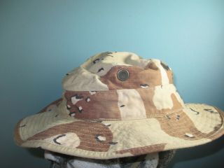 orig.  Gulf War US troop desert hat cap overseas kepi camo mutze kradchen bonnet 3