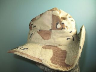 orig.  Gulf War US troop desert hat cap overseas kepi camo mutze kradchen bonnet 4