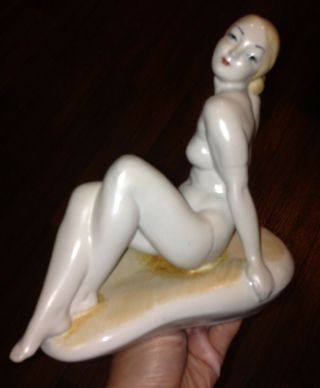 Naked Nude Girl Ukrainian Russian Porcelain Figurine U