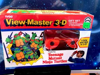Tyco View - Master 3 - D Teenage Mutant Ninja Turtles Gift Set Box 21 3d Pictures
