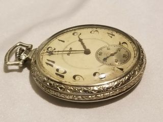 Vintage Elgin 15 - jewel 10k Gold Filled pocket watch Runs Keeps Time 2