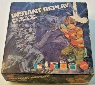 1970 Mattel Instant Replay With 16 Records