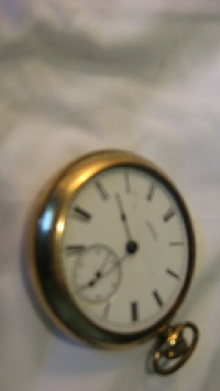 Antique Or Vintage A.  W.  Co.  Pocket Watch " Champion " 15 J.