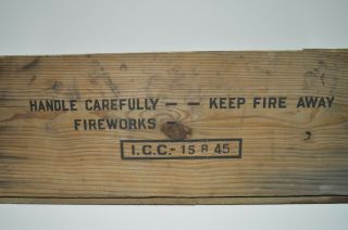 Vintage Railway Explosives Fusee Corp,  Boonton,  N.  J.  Wooden Box 7