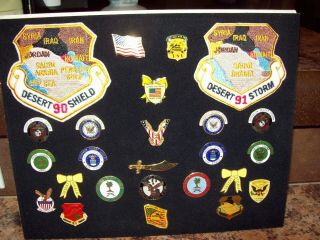 Desert Shield And Desert Storm Patches And Pins