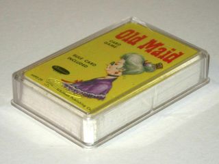 Vintage 1960s Whitman OLD MAID Card Game No.  4492:29 COMPLETE w/ Rules in Case 3