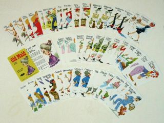 Vintage 1960s Whitman OLD MAID Card Game No.  4492:29 COMPLETE w/ Rules in Case 5