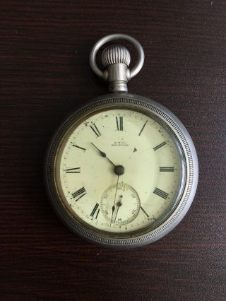 Antique American Waltham Pocket Watch Silveroid (248065)