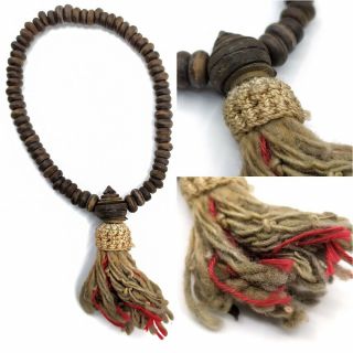 Old Bracelet Beads 68 Thai Lp Amulet Protect Antique Mala Holy Lucky Prayer Wood