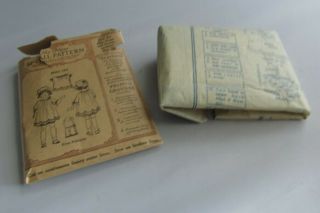 1921 " Mccall " Antique Doll Clothes Paper Sewing Pattern Usa