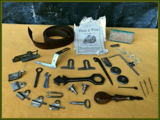 Rare Set Of Antique Wheeler & Wilson 3,  4,  5 Treadles Sewing Machine Attachments