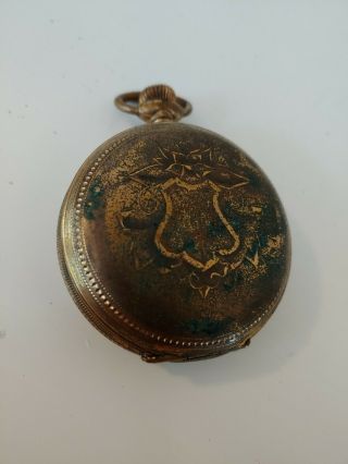 Antique 1800s " Locomotive Special " 18 Size Pocket Watch For Repair