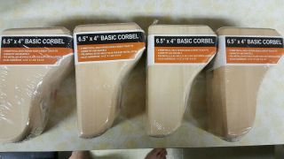 4 - Basic Wood Corbels 6.  5 " X 4 " 468772