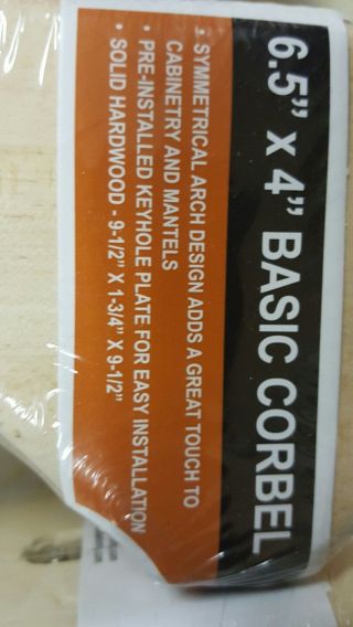 4 - BASIC WOOD CORBELS 6.  5 