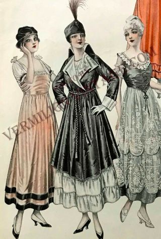 1915 Pictorial Review Fashion & Pattern Pages,  July,  Sept & Misc Pages