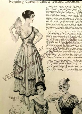 1916 Pictorial Review Fashion & Pattern Pages,  January & 1916 Misc Pgs
