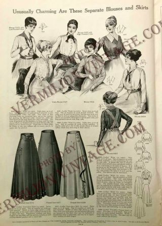 1916 Pictorial Review Fashion & Pattern Pages,  January & 1916 misc pgs 5